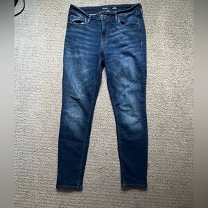 Old navy rockstar super skinny mid rise jean, size 10